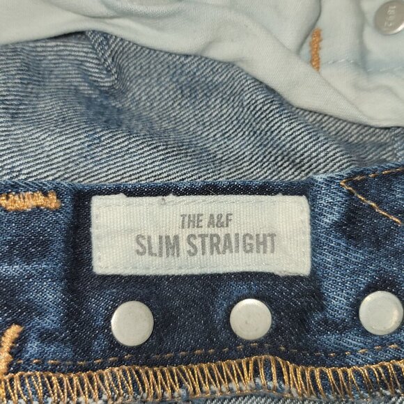 60. Abercrombie Jeans Blue Sz 31X32 - Picture 9 of 10